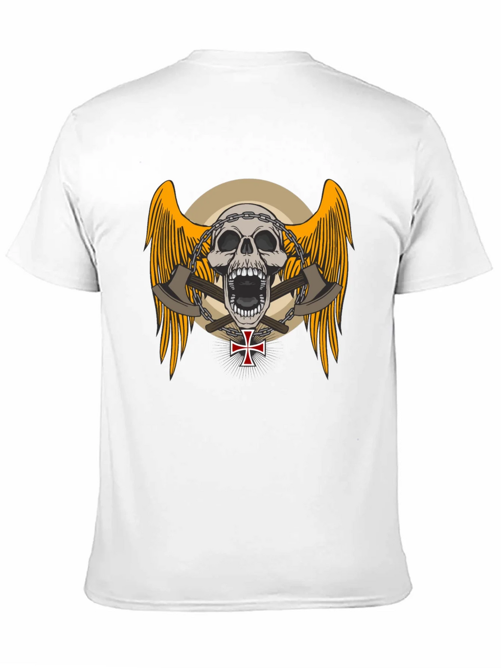 Skull & Axe Graphic Tee - Edgy Design product image 2