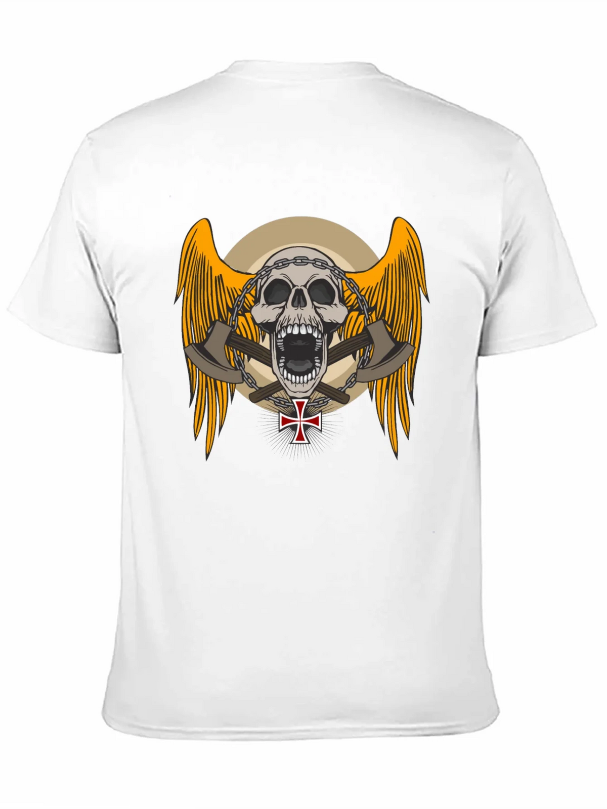 Skull & Axe Graphic Tee - Edgy Design product image 2