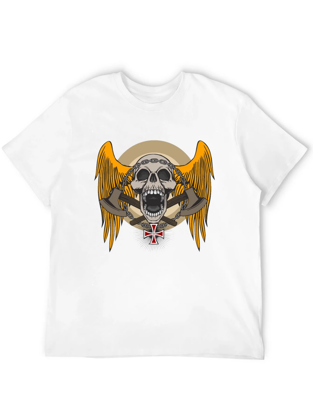Skull & Axe Graphic Tee - Edgy Design product image 3