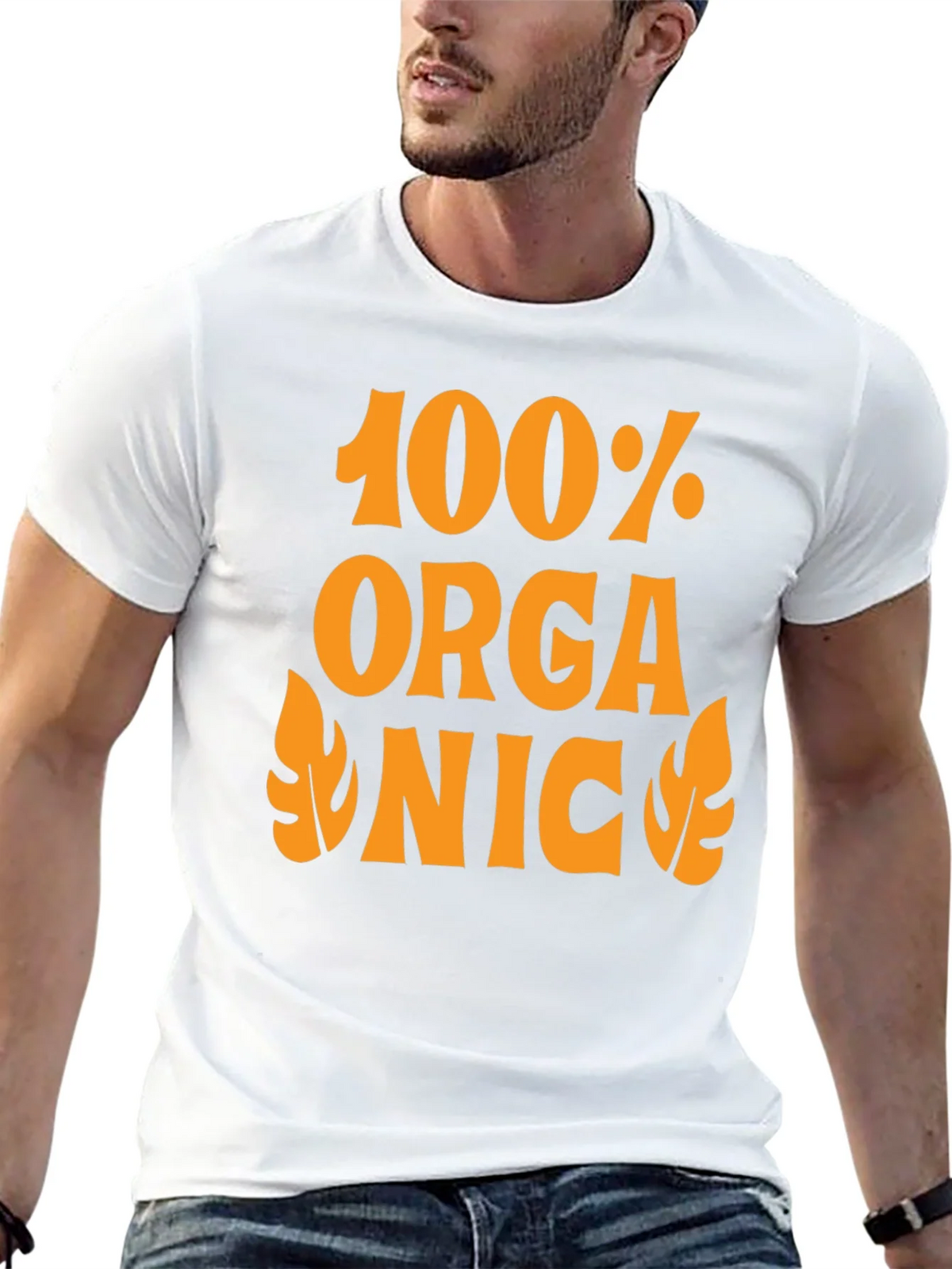 100% Organic Graphic Tee - Retro Style product image 4