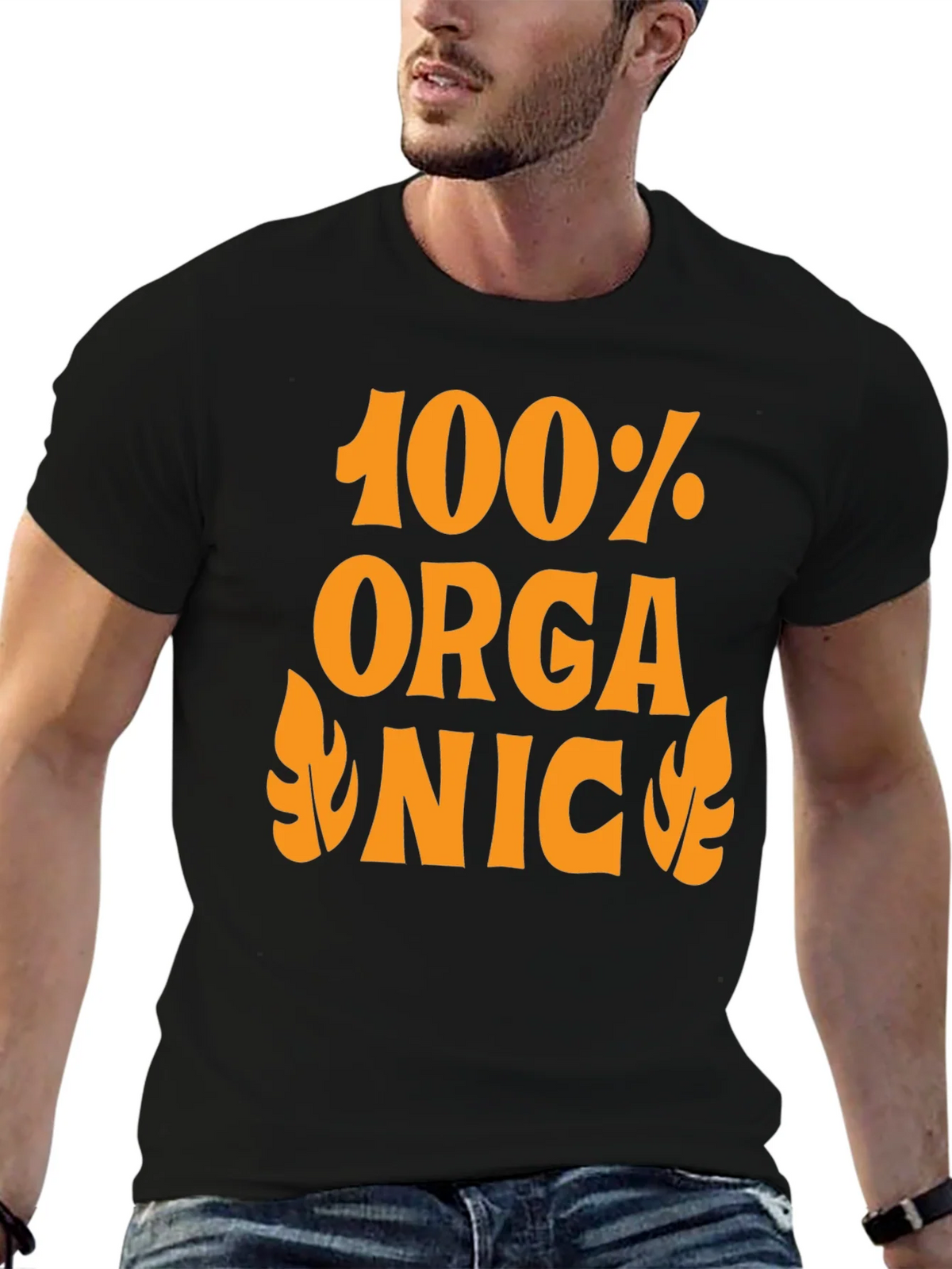 100% Organic Graphic Tee - Retro Style product image 9