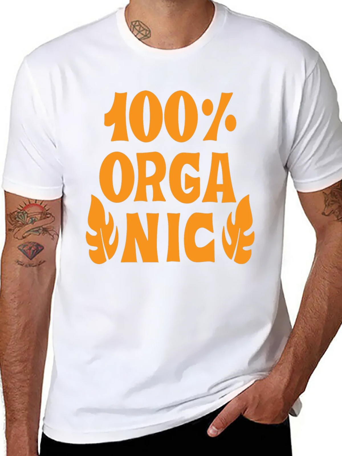 100% Organic Graphic Tee - Retro Style product image 10