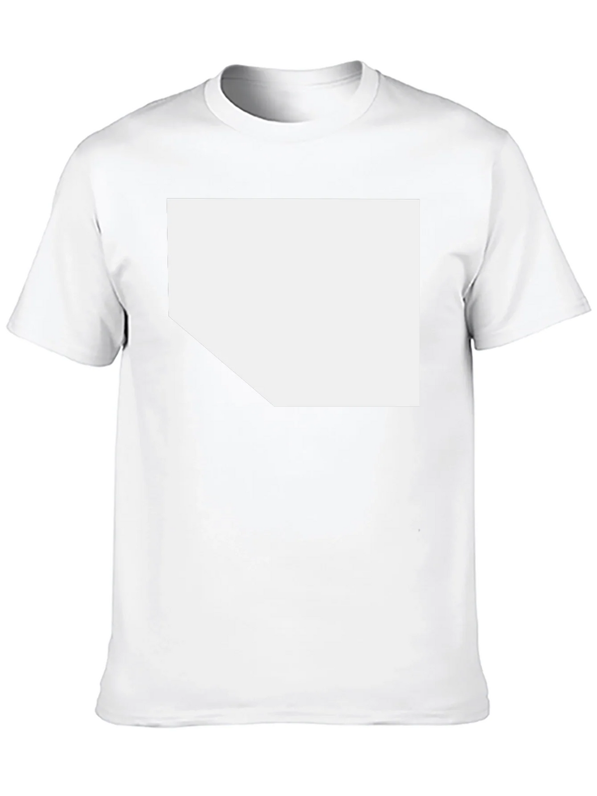 Black T-Shirt with Customizable White Space product image 12