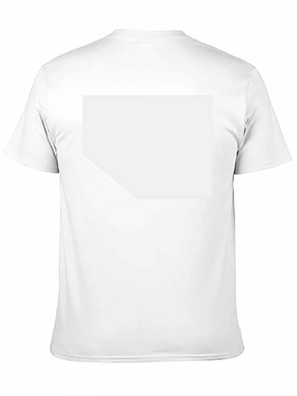 Black T-Shirt with Customizable White Space product image 2