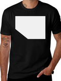 Black T-Shirt with Customizable White Space product image 1