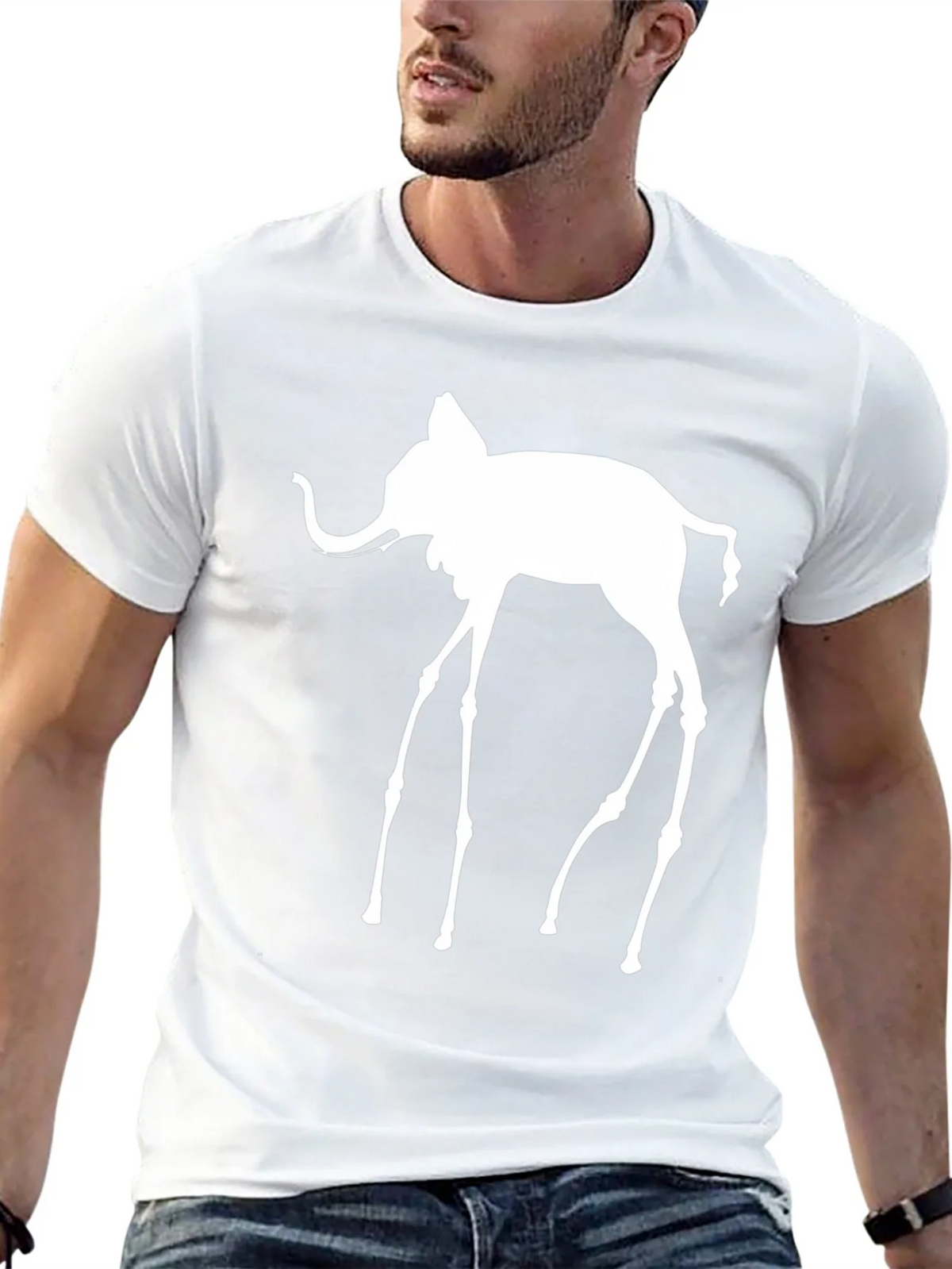 Surreal Elephant T-Shirt - Modern Graphic Tee product image 4