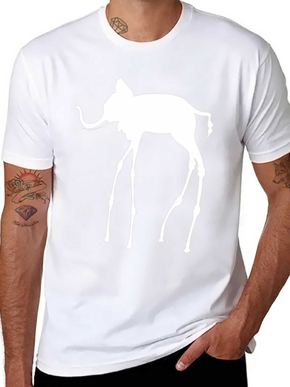 Surreal Elephant T-Shirt - Modern Graphic Tee product image 10