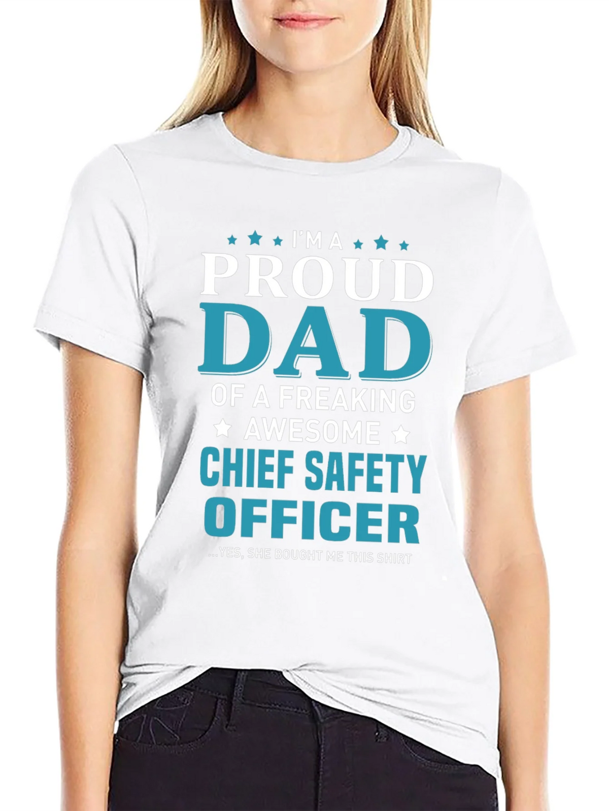Proud Dad Chief Safety Officer T-Shirt product image 11