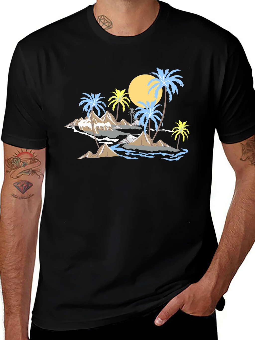 Tropical Island Graphic Tee product image 1