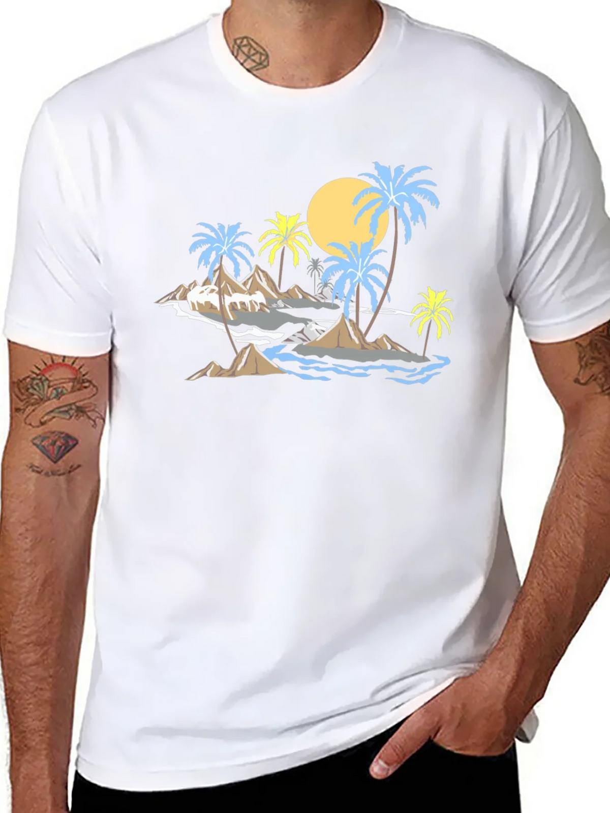 Tropical Island Graphic Tee product image 10