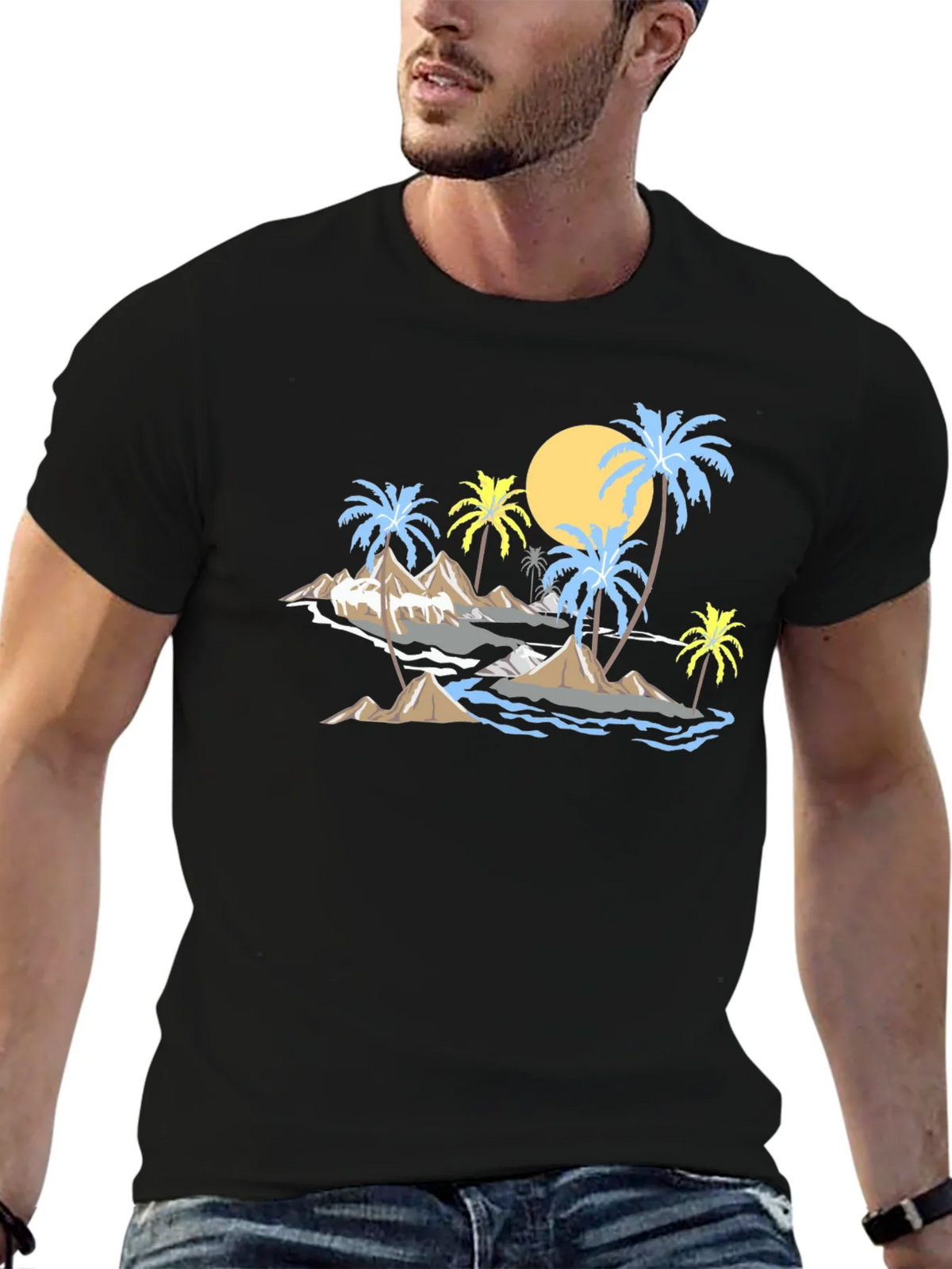 Tropical Island Graphic Tee product image 9