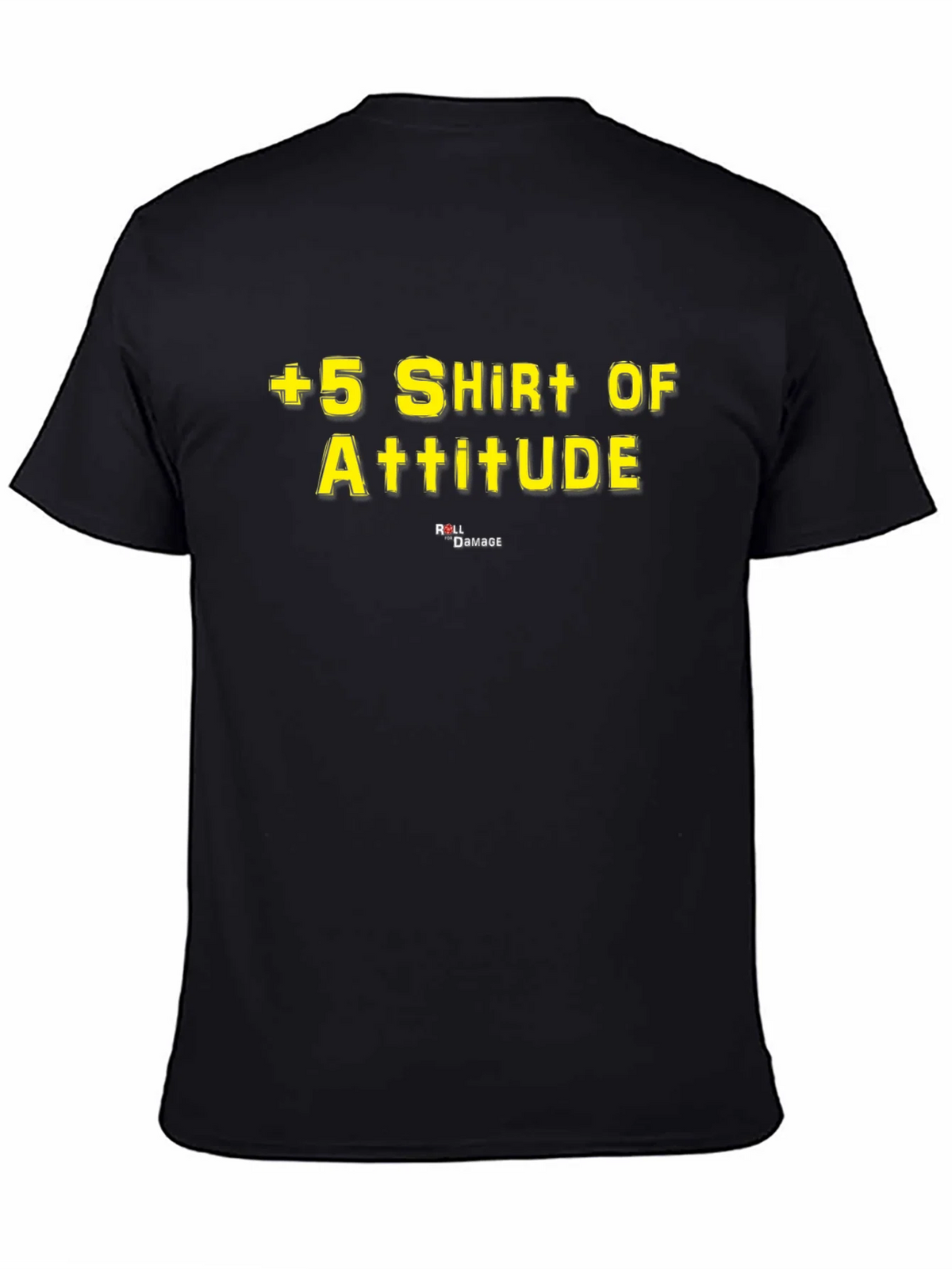 +5 Shirt of Attitude - Black Graphic Tee product image 7