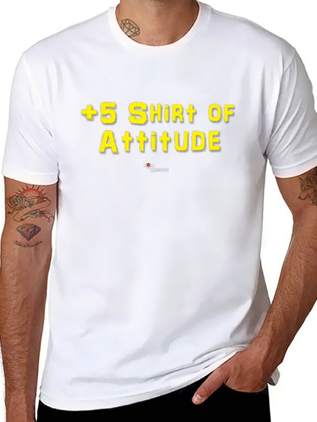 +5 Shirt of Attitude - Black Graphic Tee product image 10