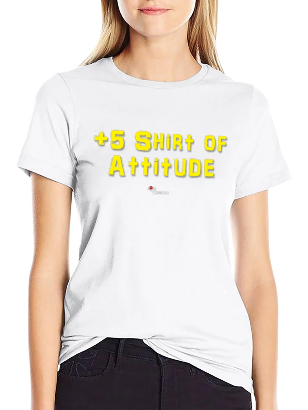 +5 Shirt of Attitude - Black Graphic Tee product image 11