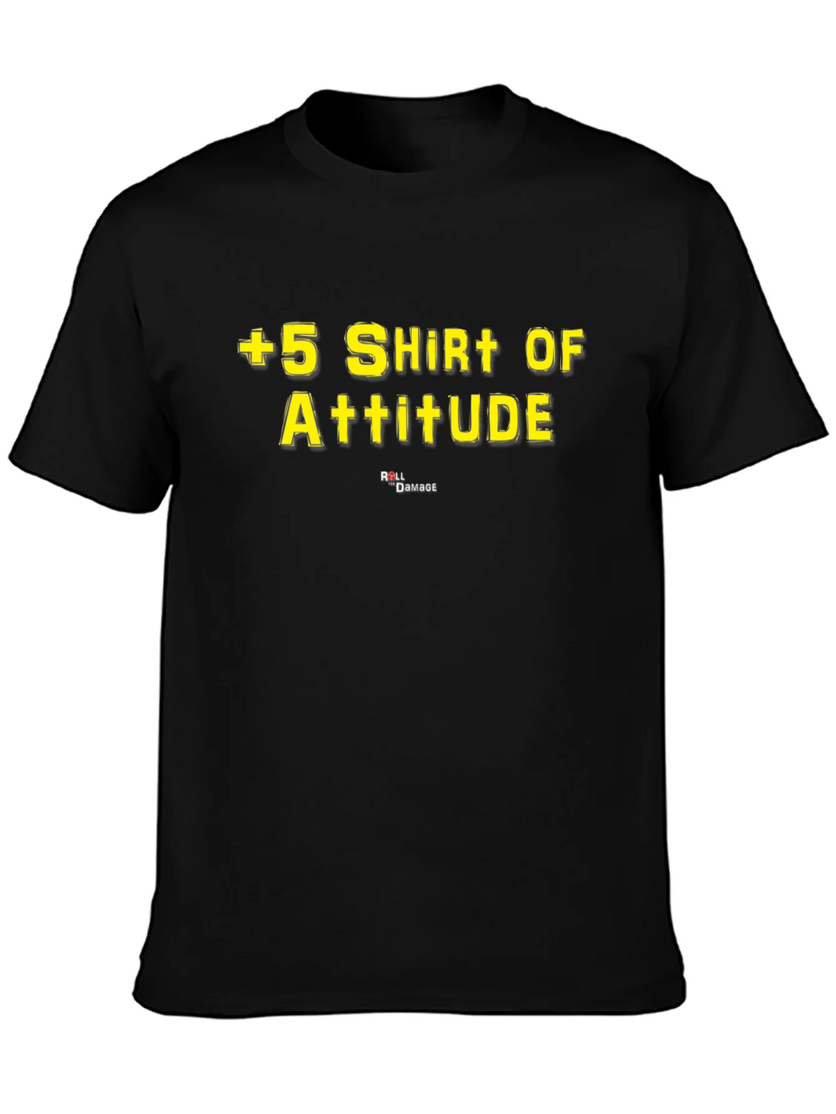 +5 Shirt of Attitude - Black Graphic Tee product image 6