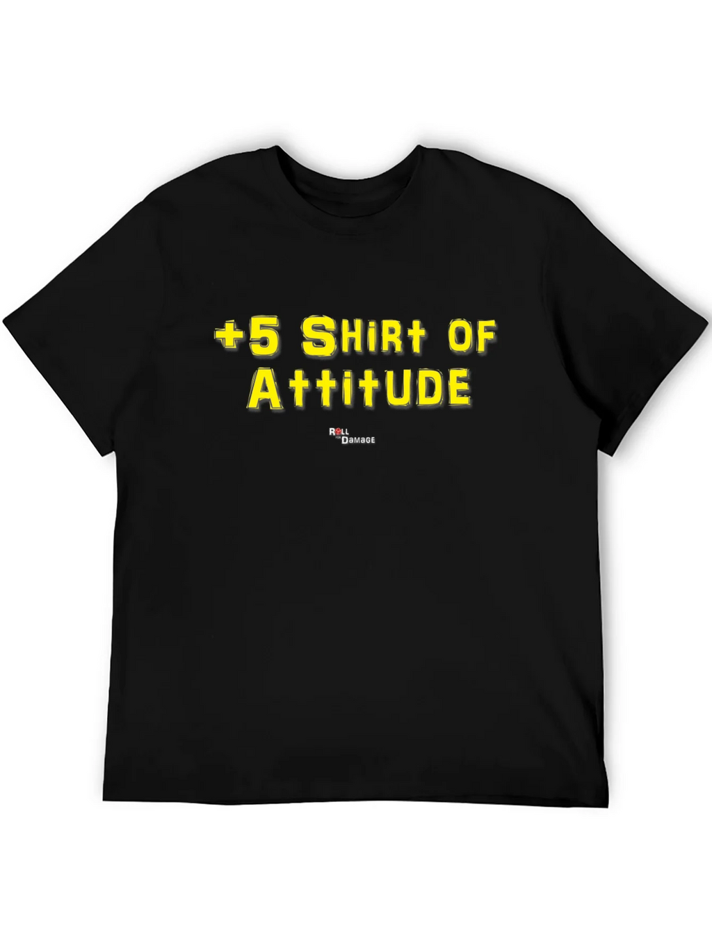 +5 Shirt of Attitude - Black Graphic Tee product image 8