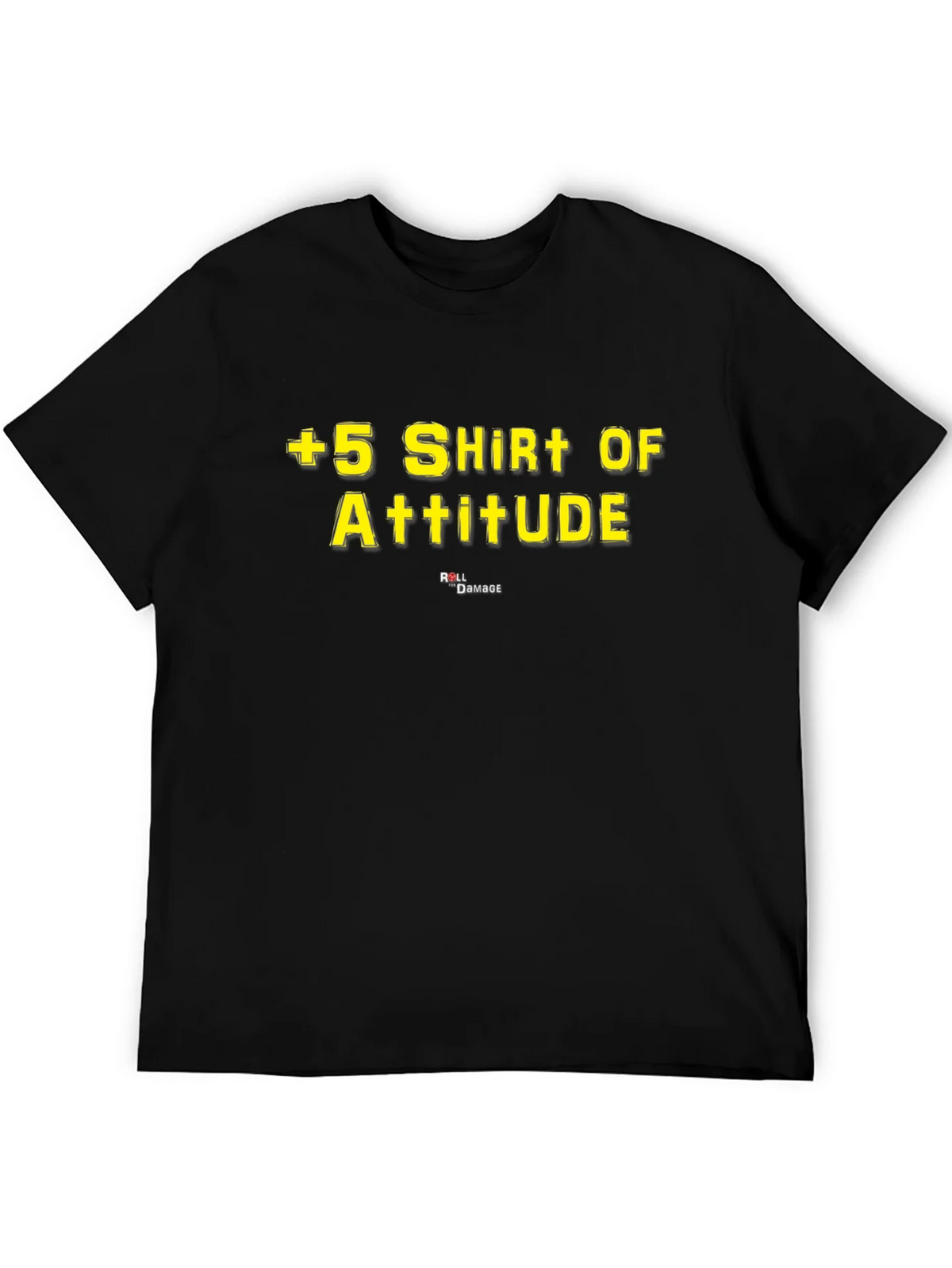 +5 Shirt of Attitude - Black Graphic Tee product image 8
