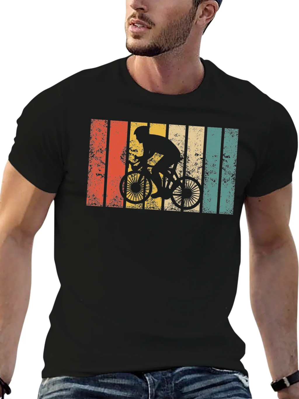 Retro Cycling T-Shirt - Vintage Style Biker Tee product image 9