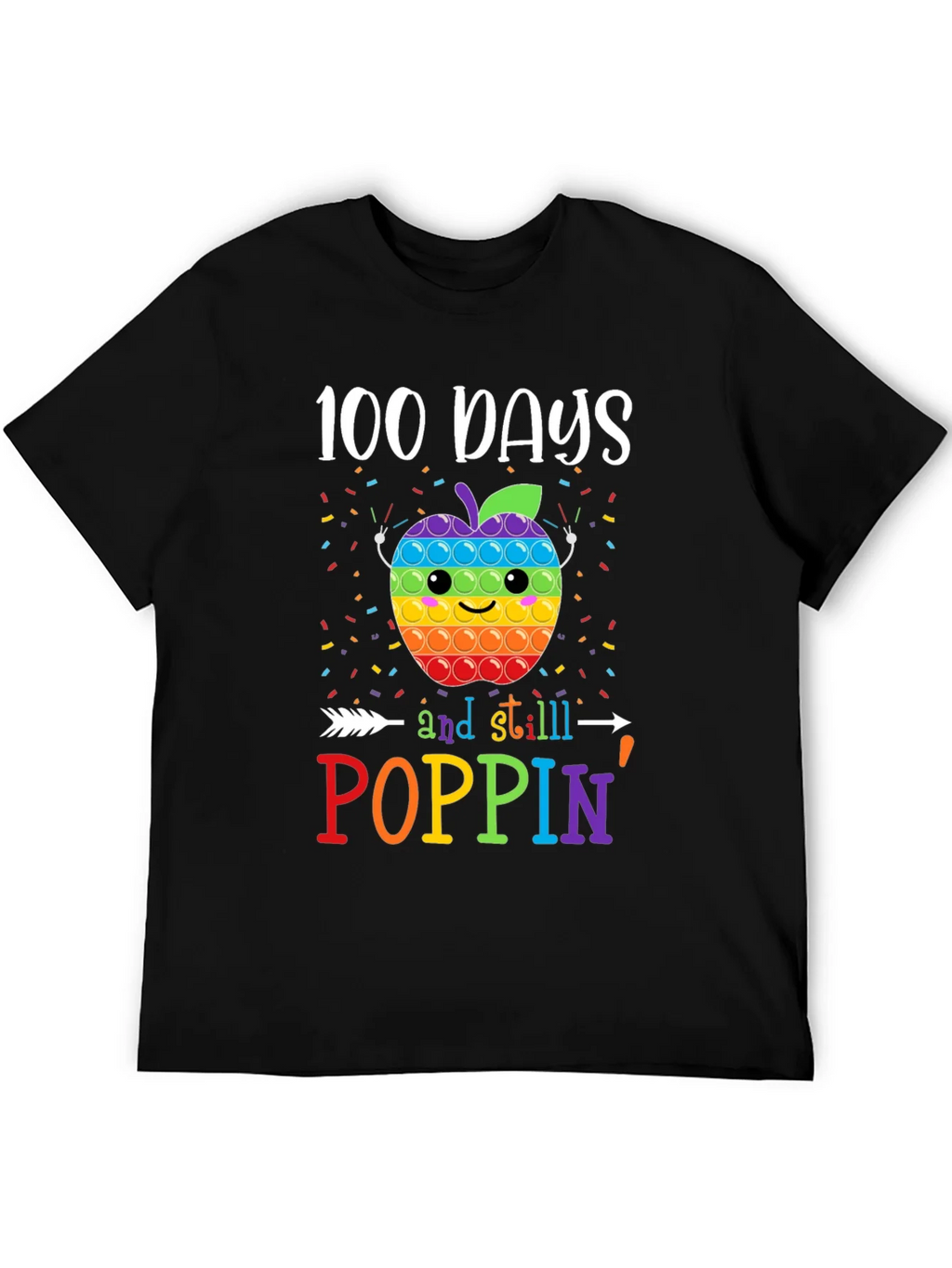 100 Days of School Poppin T-Shirt product image 8