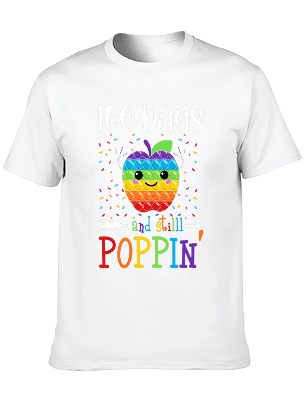 100 Days of School Poppin T-Shirt product image 12