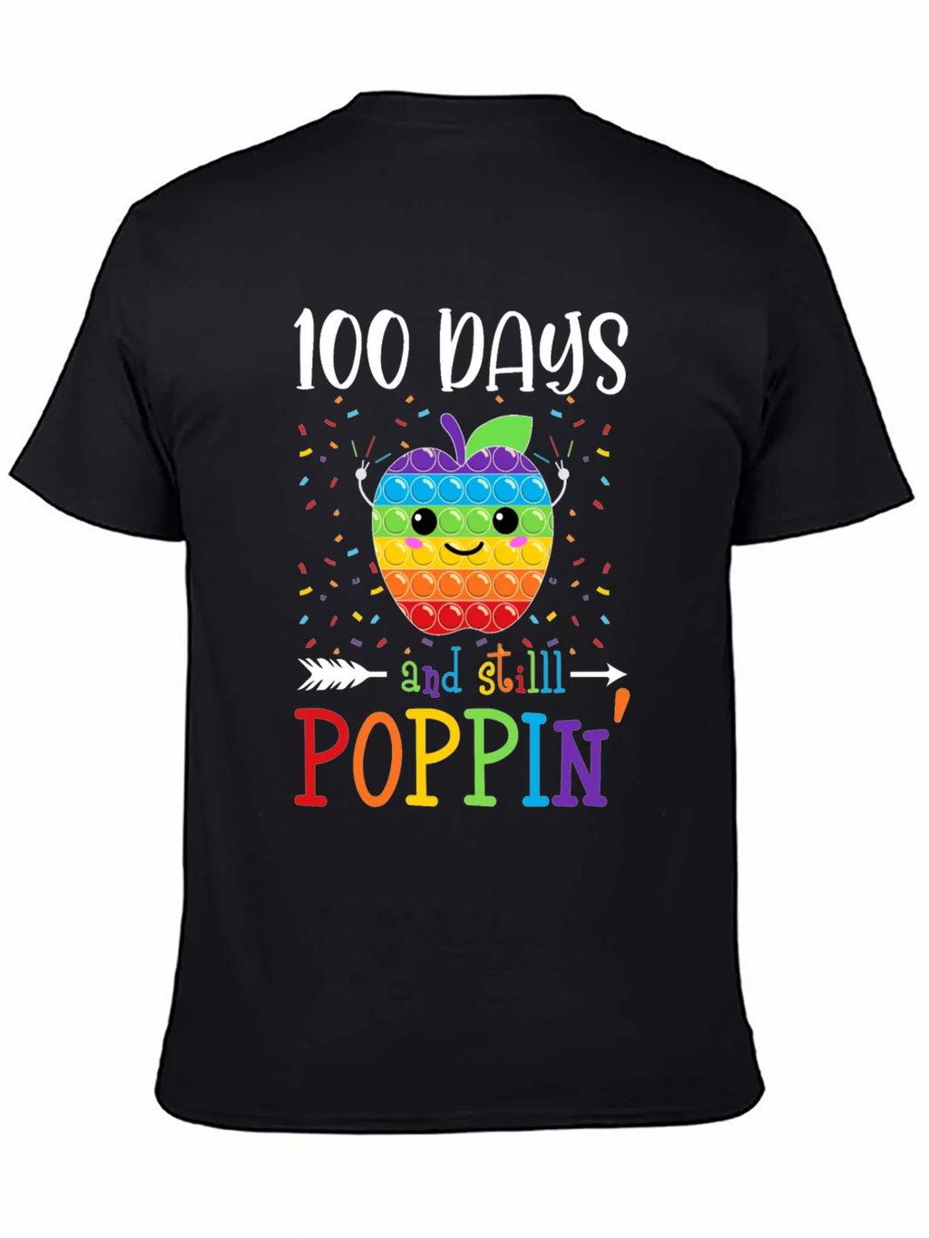 100 Days of School Poppin T-Shirt product image 7