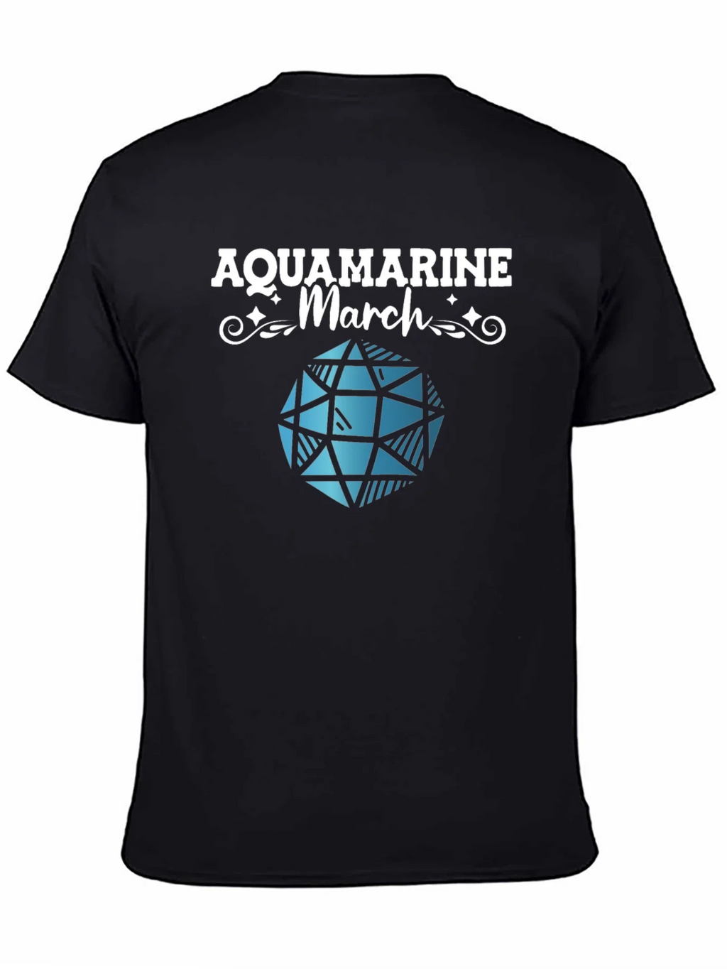 Aquamarine March Gemstone T-Shirt product image 7