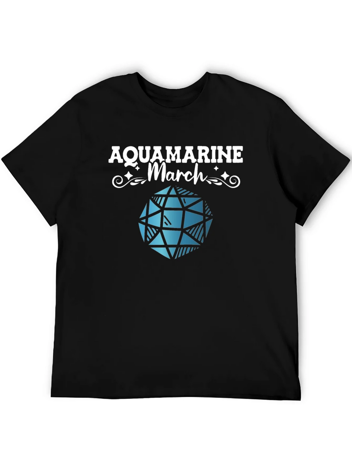 Aquamarine March Gemstone T-Shirt product image 8