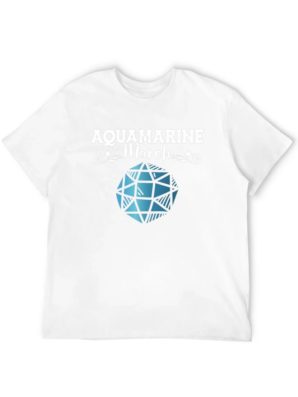 Aquamarine March Gemstone T-Shirt product image 3