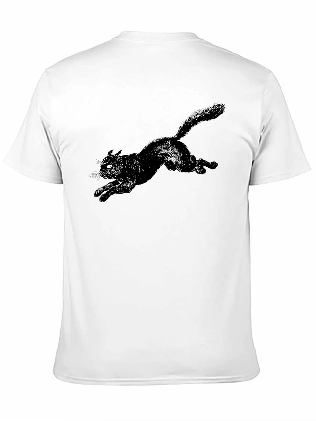 Black Cat Graphic Tee - Mens Casual T-Shirt product image 2