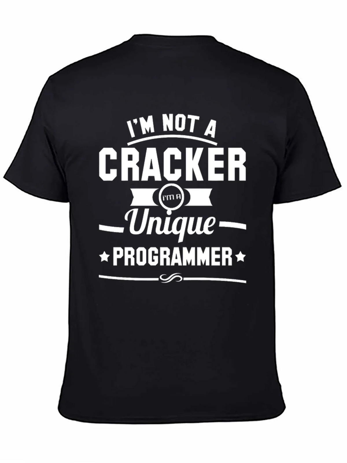 Unique Programmer Graphic Tee - Black Cotton T-Shirt product image 7
