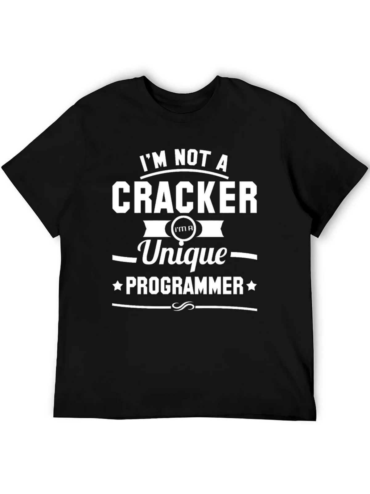 Unique Programmer Graphic Tee - Black Cotton T-Shirt product image 8