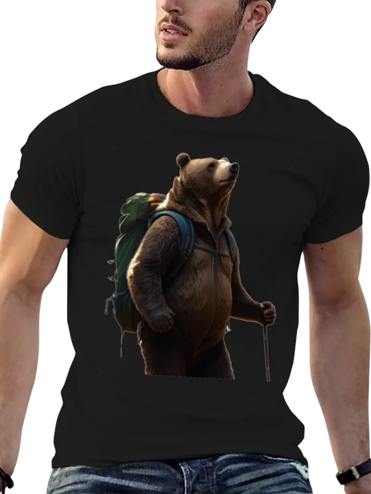 Bear Hiking T-Shirt - Adventure Ready Apparel product image 9
