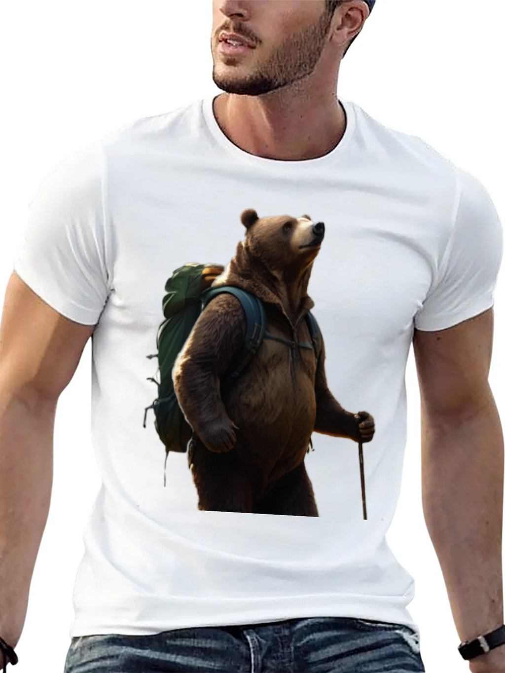 Bear Hiking T-Shirt - Adventure Ready Apparel product image 4