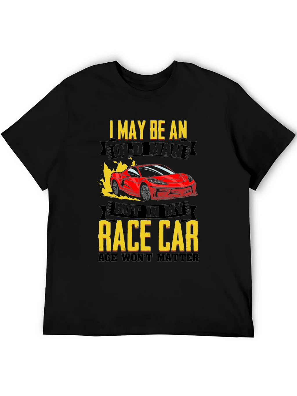 Old Man Race Car T-Shirt - Age is Just a Number! product image 8