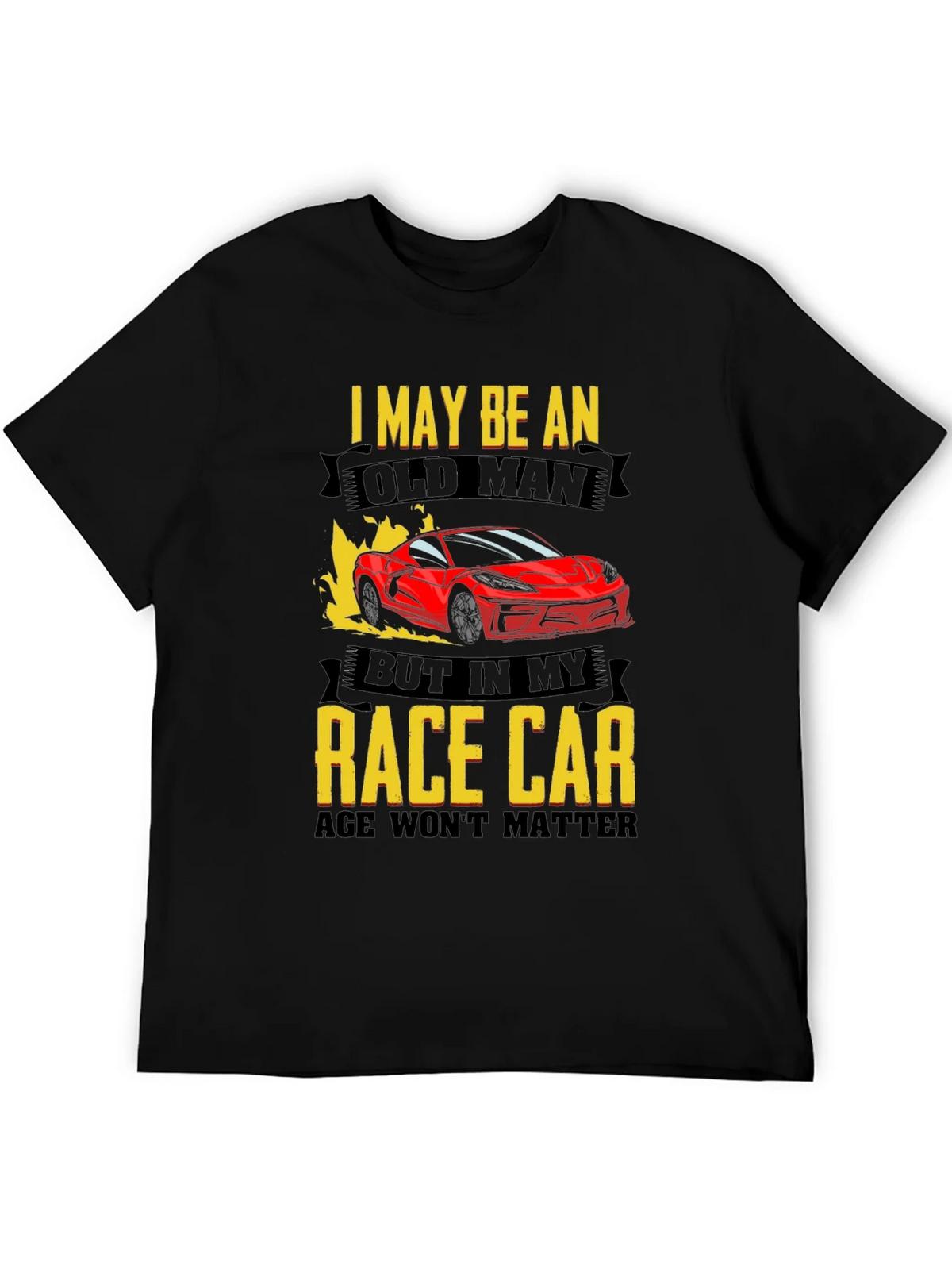 Old Man Race Car T-Shirt - Age is Just a Number! product image 8