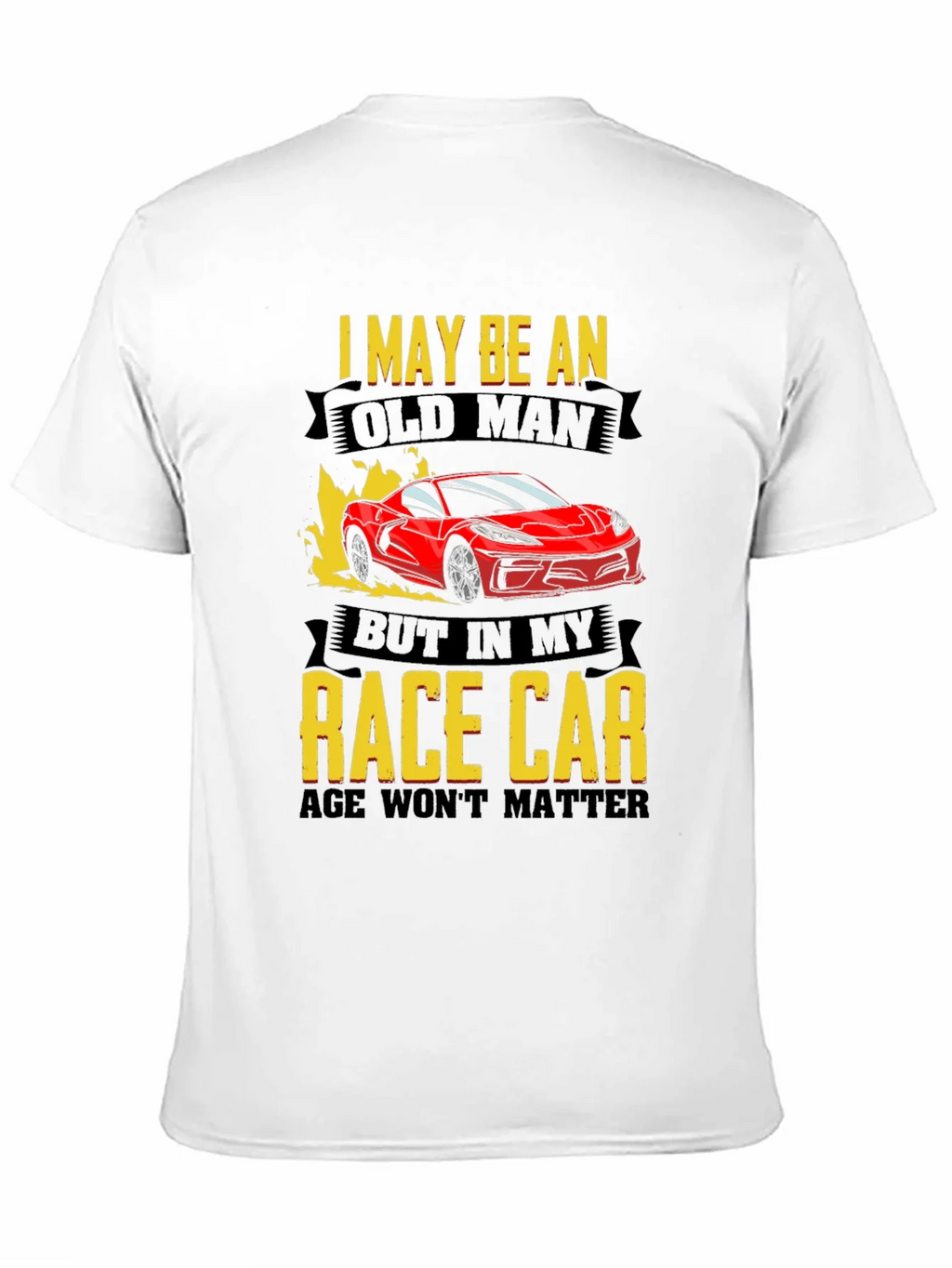 Old Man Race Car T-Shirt - Age is Just a Number! product image 2