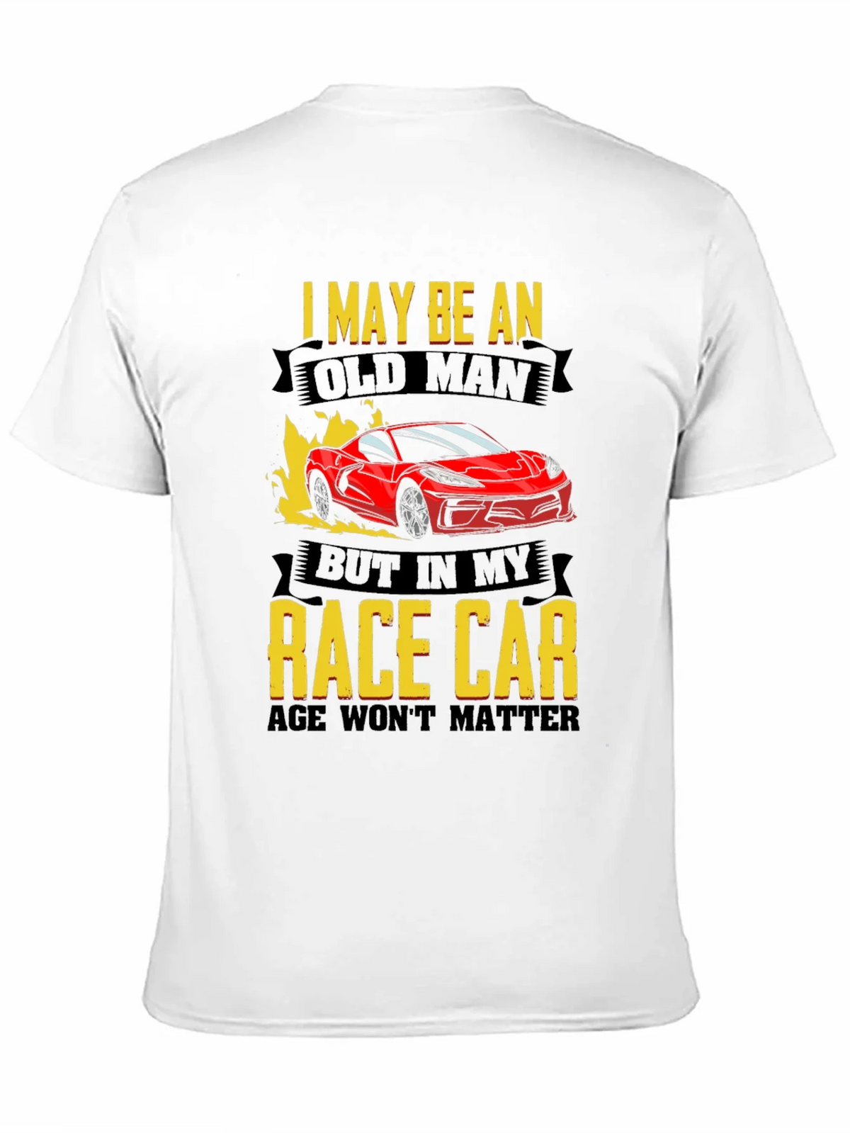 Old Man Race Car T-Shirt - Age is Just a Number! product image 2