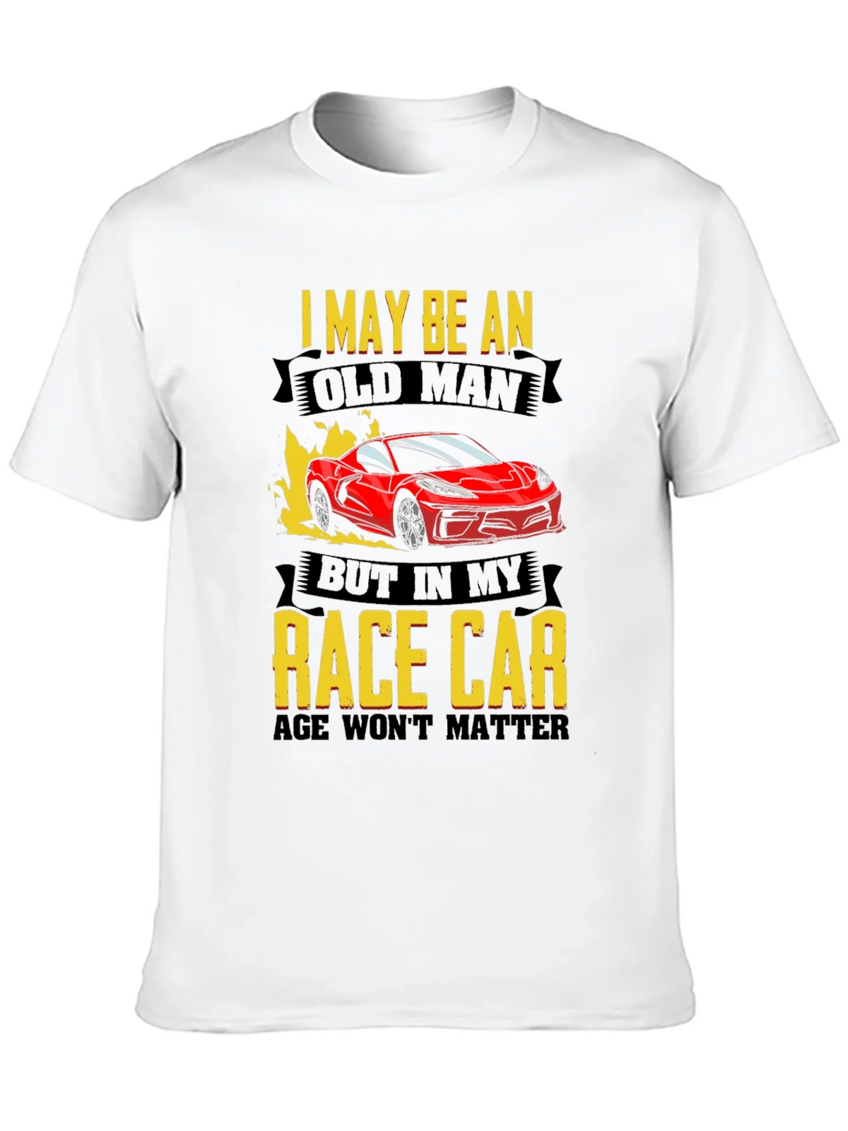 Old Man Race Car T-Shirt - Age is Just a Number! product image 12