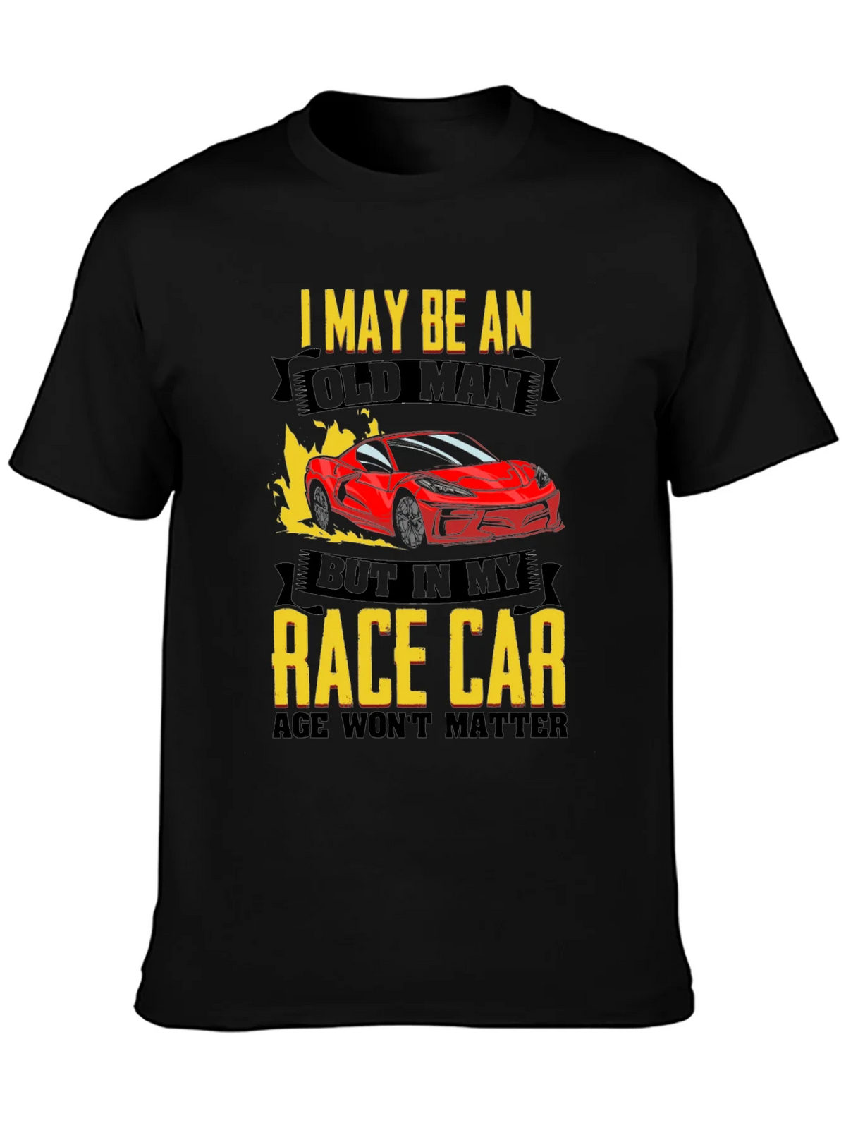 Old Man Race Car T-Shirt - Age is Just a Number! product image 6