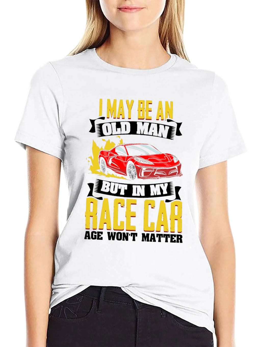Old Man Race Car T-Shirt - Age is Just a Number! product image 11