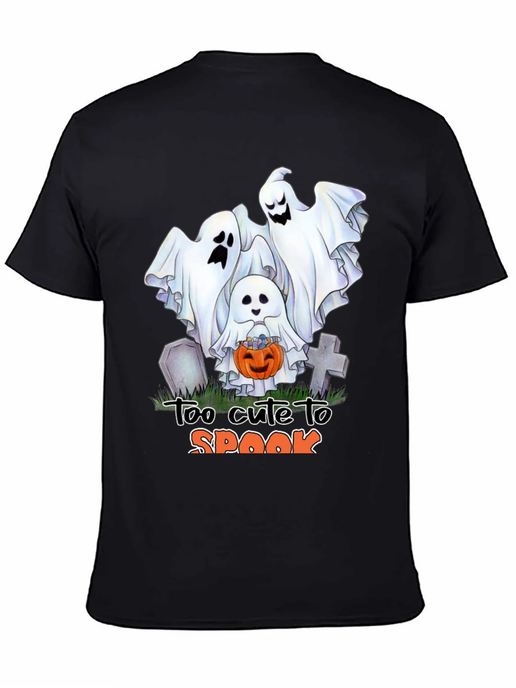 Cute Halloween Ghost T-Shirt: Too to Spook product image 7