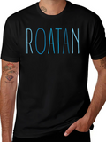 Roatan Island Trip Souvenir T-Shirt - Mens Black Cotton Tee product image 1