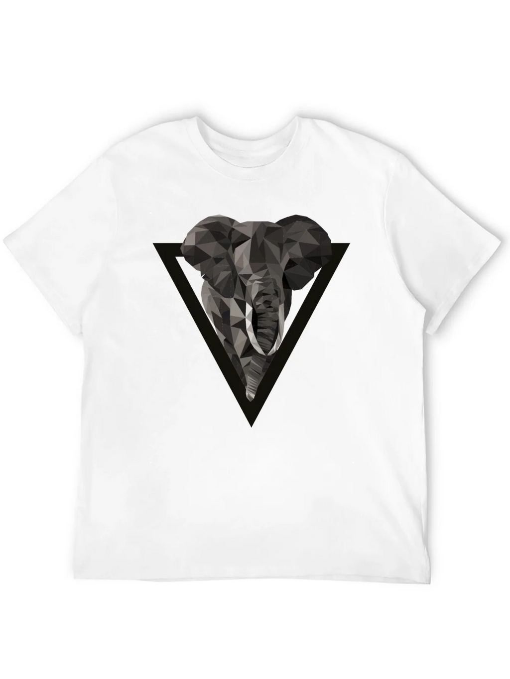 Geometric Elephant Tee - Modern Graphic Print product image 3
