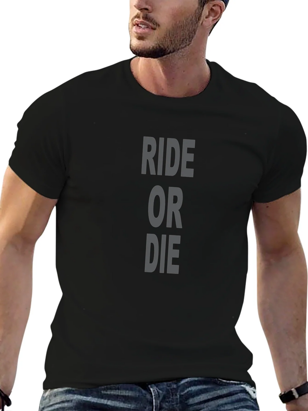 Ride or Die Graphic Tee - Black product image 9