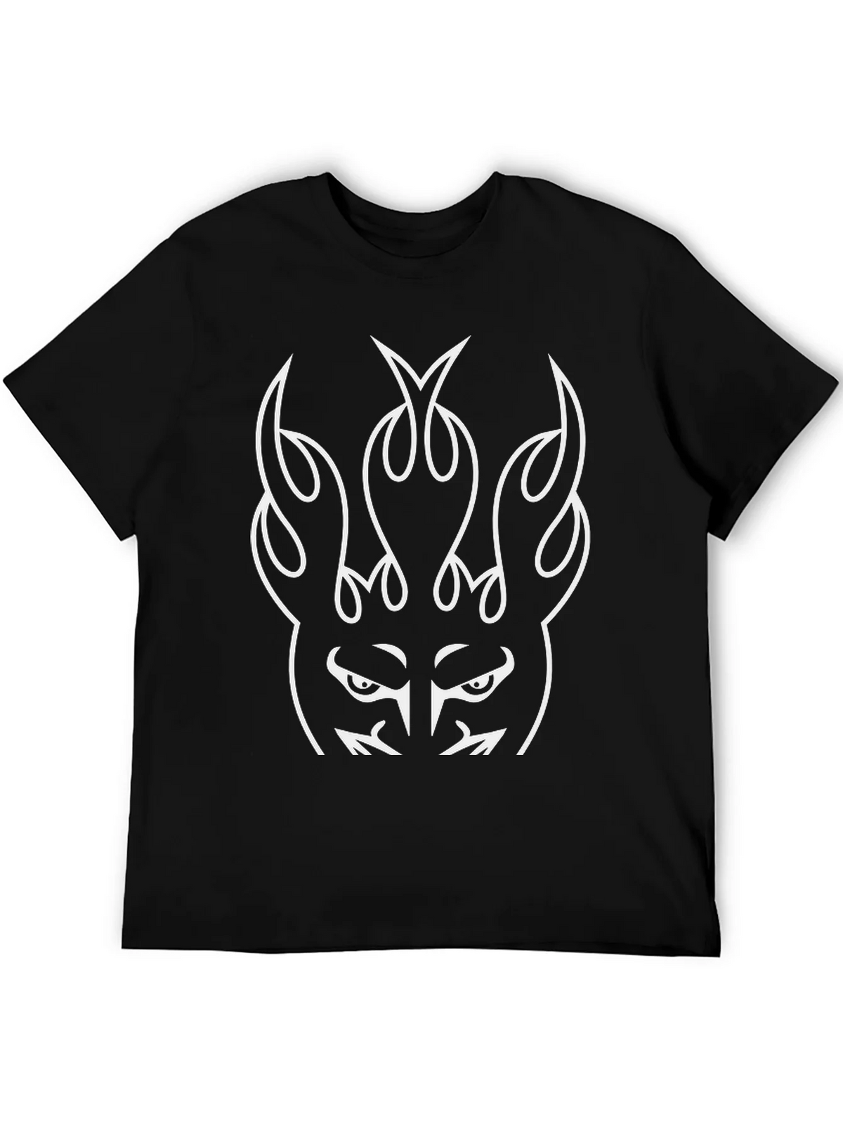 Fiery Graphic Black T-Shirt product image 8