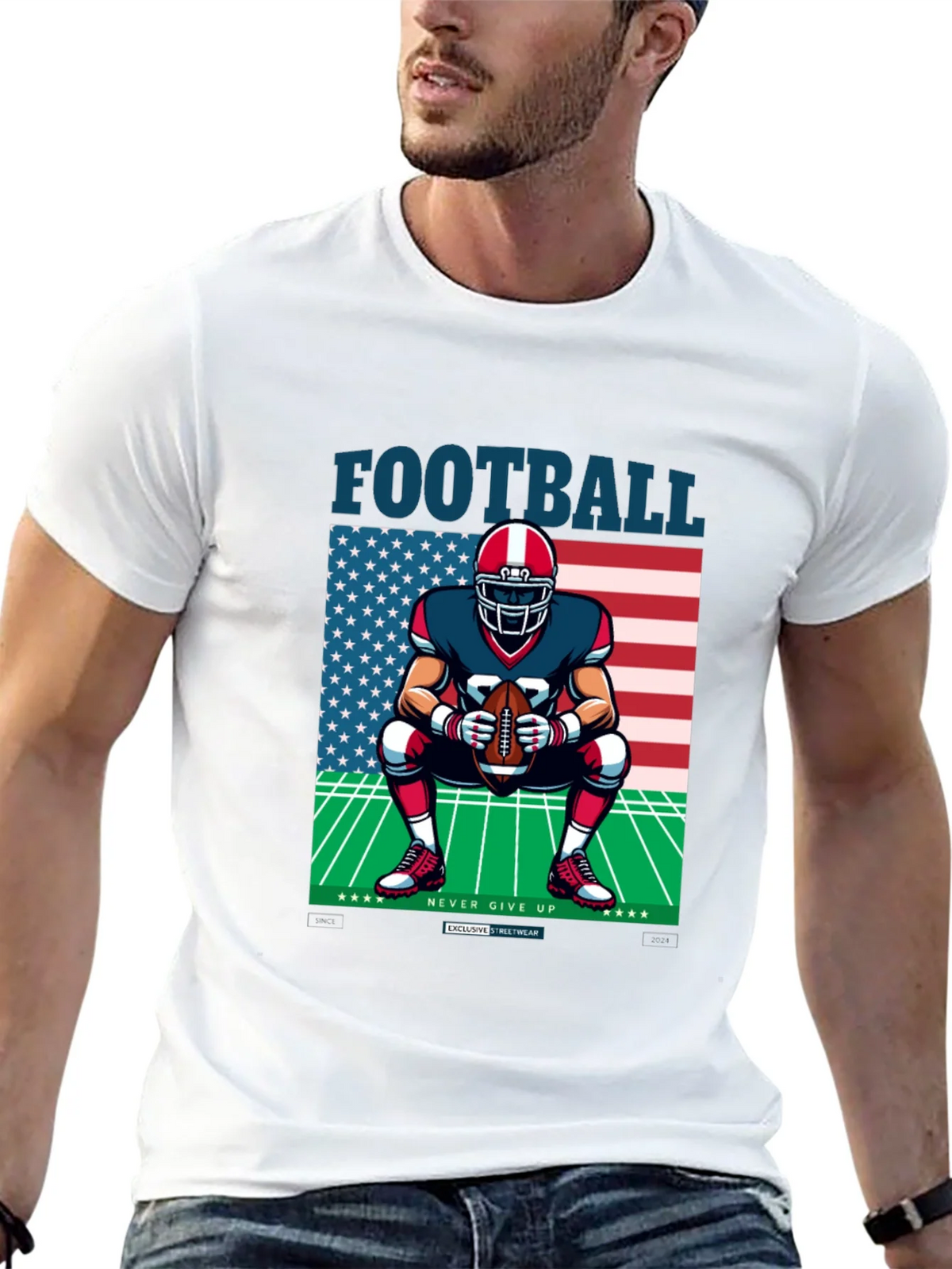 Football Player T-Shirt product image 4