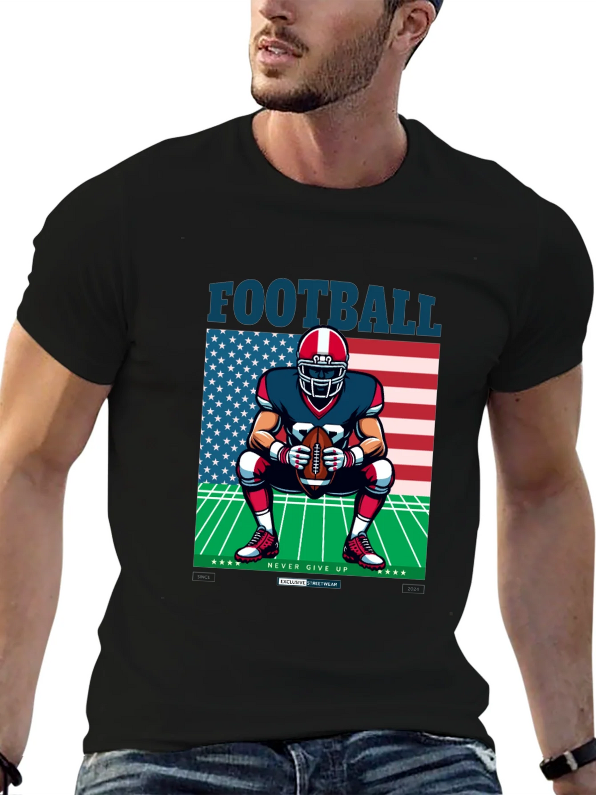 Football Player T-Shirt product image 9