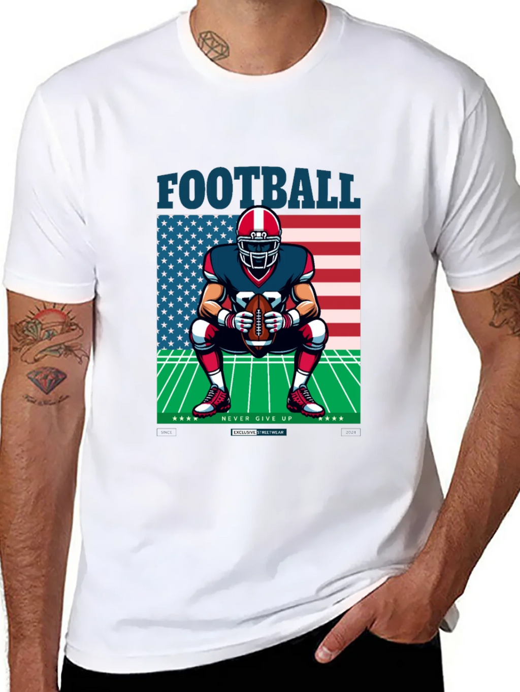 Football Player T-Shirt product image 10