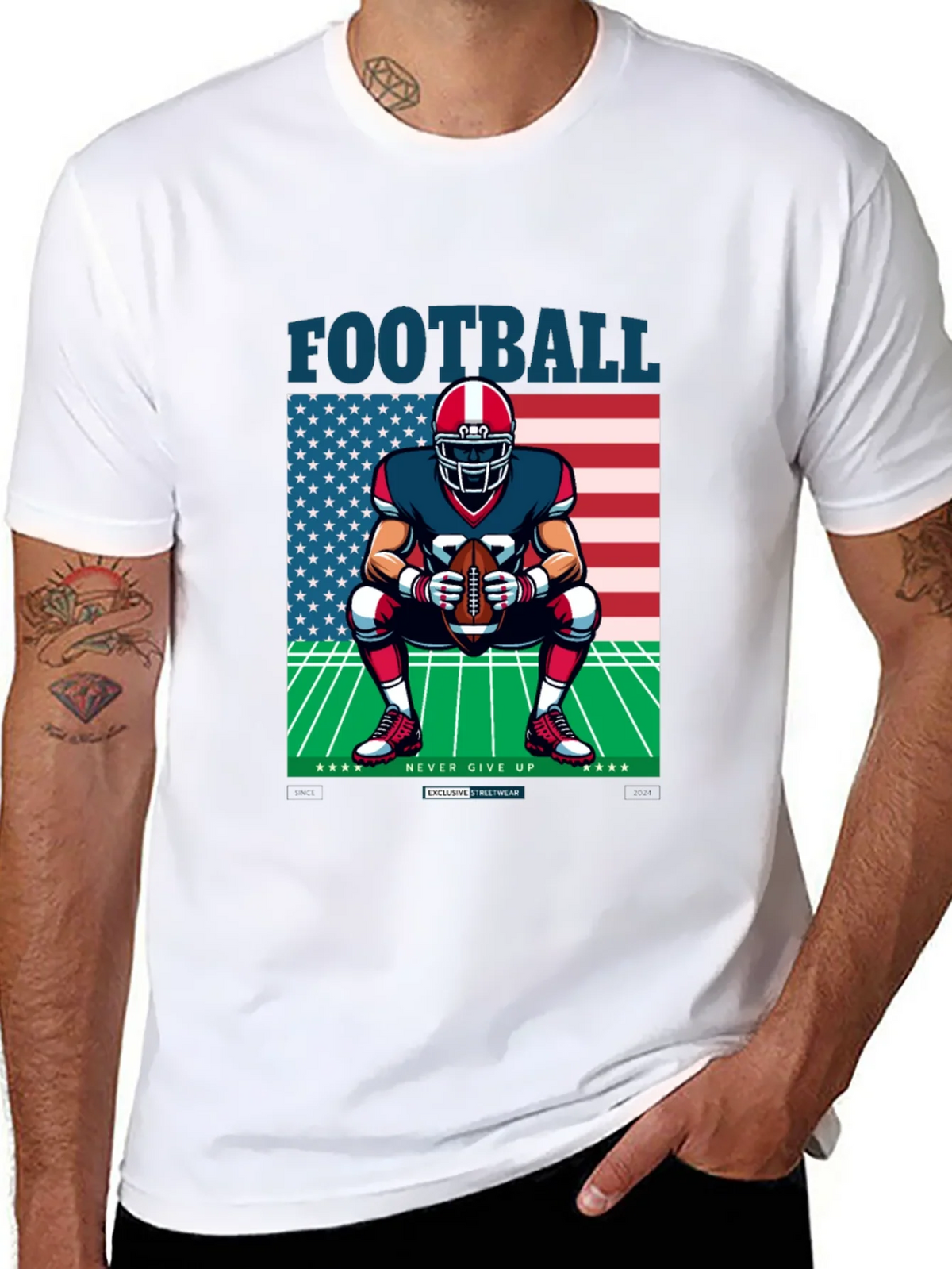 Football Player T-Shirt product image 10