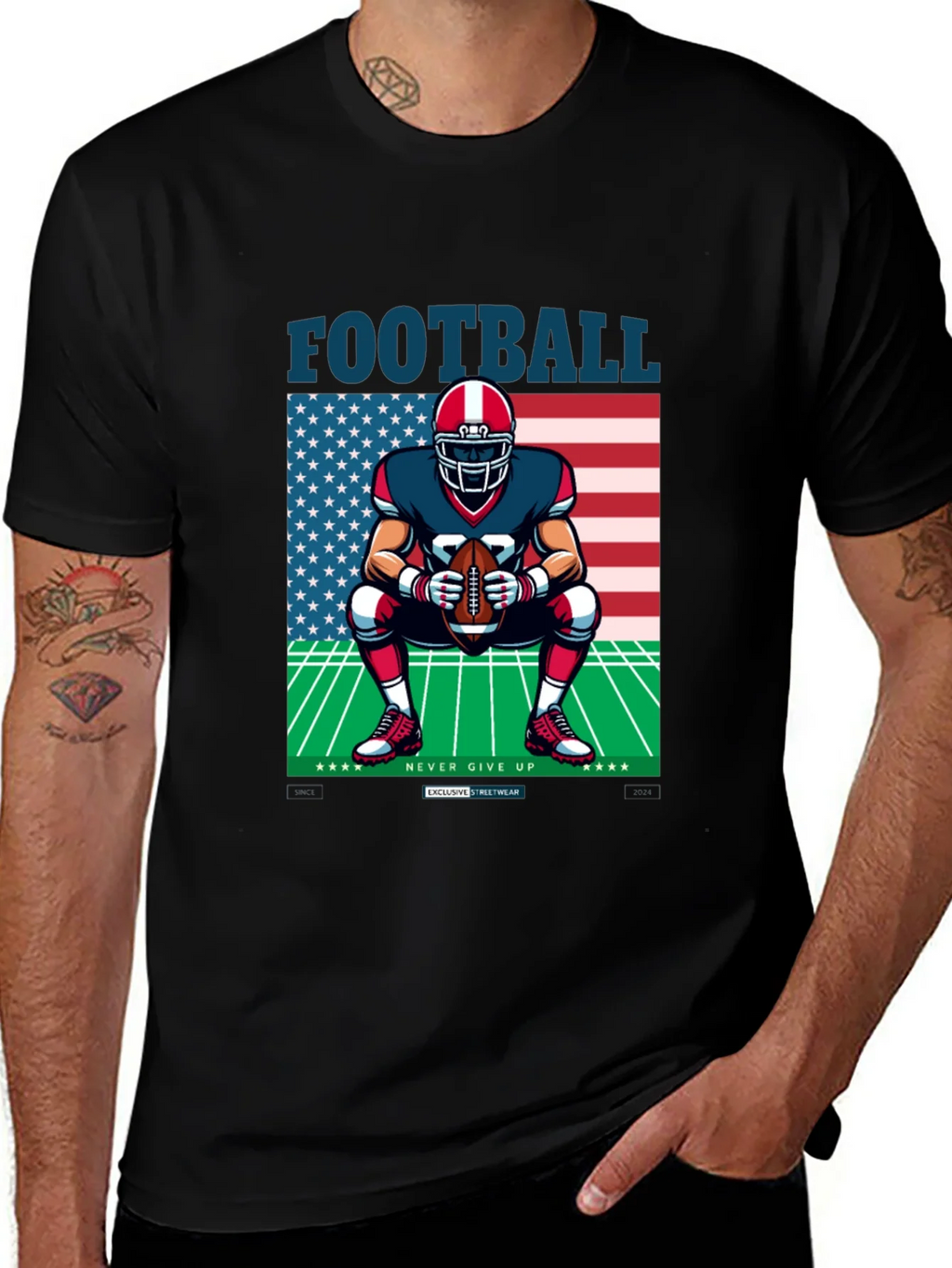 Football Player T-Shirt product image 1